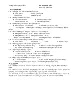 De thi học kì 2 sinh 10