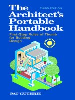 The architect's portable handbook 