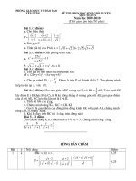 Gián án đề thi và đáp án hsg toán 9- huyện yên dũng