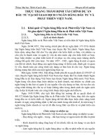 THỰC TRẠNG THẨM ĐỊNH TÀI CHÍNH DỰ ÁN ĐẦU TƯ TẠI SỞ GIAO DỊCH I NGÂN HÀNG ĐẦU TƯ VÀ PHÁT TRIỂN VIỆT NAM