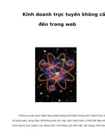 Kinh doanh trực tuyến không cần đến trang web