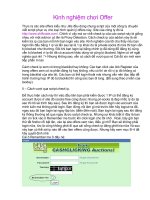 Gián án Kinh nghiệm chơi Offer