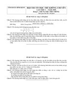 Tin học trẻ Bình Định lần 1 - Bảng C (PASCAL)