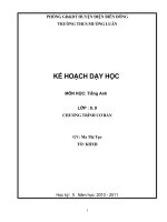 Gián án KHDH Tieng Anh