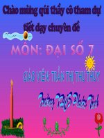 Tiết 54 Đơn thức Đồng dạng Đại 7 (2005-2006)