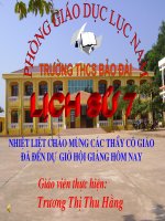 Sử 7-Tiết 29 II.Sự phát triển văn hóa thời Tr5ần