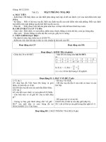 Đại số 7- Tiết 32;33;34