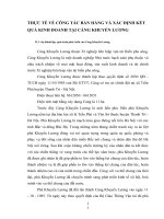 THỰC TẾ VỀ CÔNG TÁC BÁN HÀNG VÀ XÁC ĐỊNH KẾT QUẢ KINH DOANH TẠI CẢNG KHUYẾN LƯƠNG