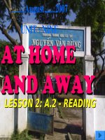 Tài liệu UNIT 9 - LESSON A2 (G7)