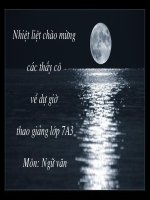 Gián án Cảnh khuya, rằm tháng Giêng.