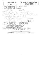 Bài soạn Đề kiểm tra Học kì 1 - Toán 10 - đề số 1