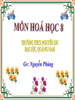 Bài soạn TIẾT 40:    OXIT