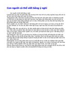 Con người có thể viết bằng ý nghĩ