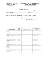 MẪU GIẤY ĐI ĐƯỜNG