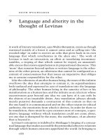 Language and alterity in the thought of Levinas