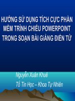 Hướng dẫn trình chiếu Powerpoint