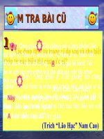 Bài giảng Tiết 27 Tình thái từ