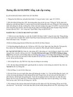 HD thi olympic tieng Anh cap truong