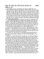 Thực tế công tác kế toán tại trường kỹ thuật thiết bị y tế