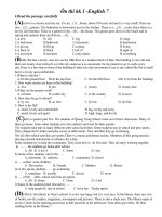 ÔN THI HK1-ENGLISH 7