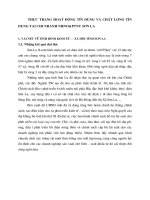 Thực trạng hoạt động tín dụng và chất lượng tín dụng tại chi nhánh NHNo&PTNT Sơn La