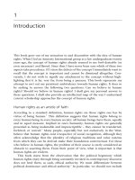 Introduction of Who Believes in Human Rights