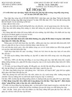 ke hoach (trien khai cuoc van dong thieu nhi doan ket, cùng giup ban den truong....