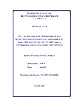 Đánh giá thực trạng phát triển  nuôi trồng thủy sản tại vùng ven biển giao thủy tỉnh nam định 