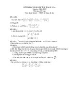 Đề  HSG Thanh Hóa