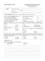 Tài liệu KTHKI - Lớp 5 SANHO