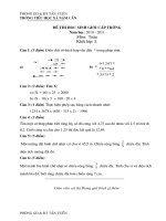 Bài giảng DE THI HSG KHOI 5 NAM 2010 - 2011