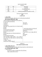 Bài soạn GIÁO ÁN TUẦN 32-CKTKN-BVMT