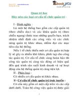 Hướng dẫn ôn tập môn quản trị học