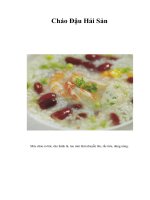 Cháo Đậu Hải Sản