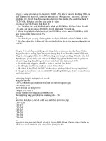 bai tap tai chinh doanh nghiep ty suat sinh loi