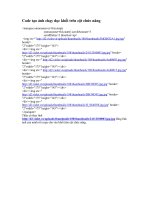 Bài soạn Code tạo ảnh chạy dọc khối trên cột chức năng