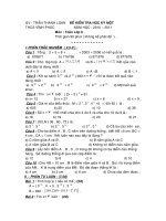 Đề tham khảo 4-KTHK I