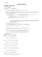 CHUYÊN đề hàm số 