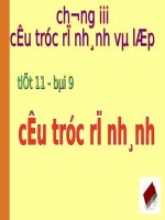 bài 9 cấu trúc rẽ nhánh