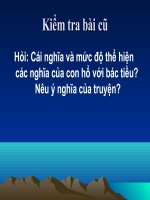 Bài giảng mẹ hiền dạy con ngữ văn 6