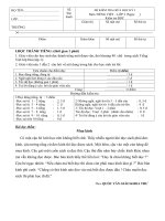 Gián án đề kiểm tra định kì lần 1 lớp 1 môn TV năm học 2010 - 2011