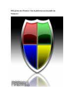 Điều gì làm cho Windows Vista là phiên bản an toàn nhất của Windows?