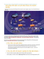 Giải pháp Voice - IP cho doanh nghiệp