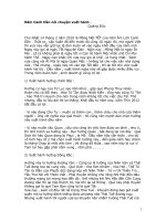 CHỌN TUỔI XÔNG ĐẤT