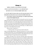 Những vấn đề lý luận chung về tổ chức kế toán bán hàng và xác định kết quả bán hàng trong các doanh nghiệp thương mại.