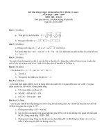 Gián án Đề thi HSG tỉnh CMau năm 2008 - 2009