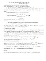 Bài giảng ĐỀ SỐ 108