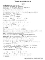 Bài giảng ON TAP DS9-CHƯƠNG III.@