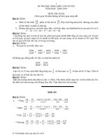 Tài liệu ĐỀ VÀ ĐÁP ÁN TOÁN 4 HSG HUYỆN