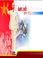 Bài giảng ảnh BÁC HỒ